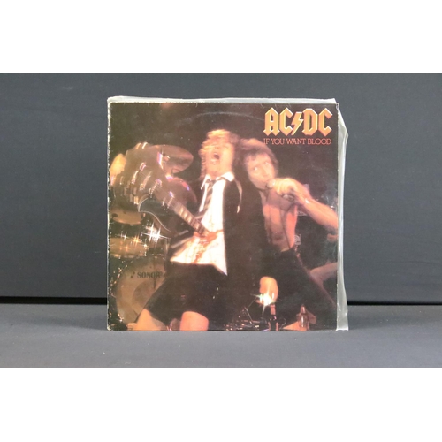 522 - Vinyl - 4 AC/DC albums and 3 12” singles, including rarities, to include: TNT (Original New Zealand ... 