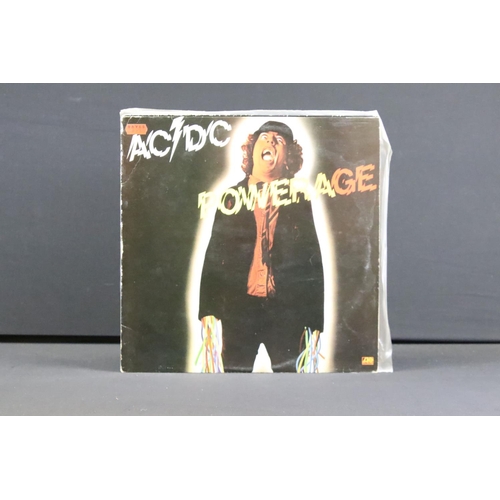 522 - Vinyl - 4 AC/DC albums and 3 12” singles, including rarities, to include: TNT (Original New Zealand ... 