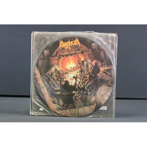 530 - Vinyl - 20 mainly Rock / Metal Picture Discs / Shaped Discs to include: Magnum (Album P/D), Eloy (Al... 