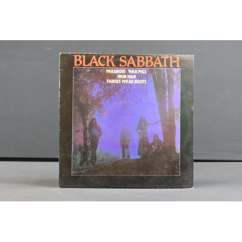 502 - Vinyl & Autograph - 8 Black Sabbath / Ozzy Osbourne UK 12” singles to include: Headless Cross (signe... 