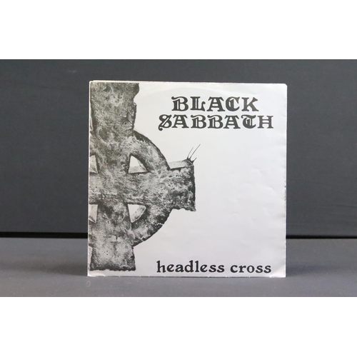 502 - Vinyl & Autograph - 8 Black Sabbath / Ozzy Osbourne UK 12” singles to include: Headless Cross (signe... 