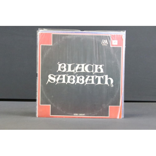 504 - Vinyl - 6 Black Sabbath foreign pressing albums to include: Sabbath Bloody Sabbath (Russian), Black ... 