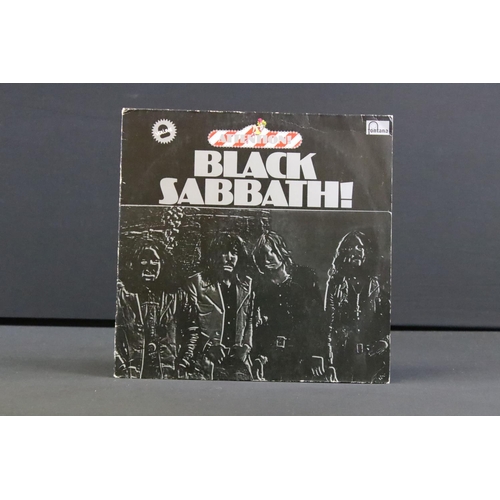 504 - Vinyl - 6 Black Sabbath foreign pressing albums to include: Sabbath Bloody Sabbath (Russian), Black ... 