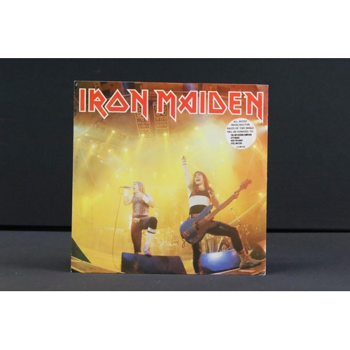 509 - Vinyl - 5 Picture Discs and one 12” by Iron Maiden and member to include: The Trooper (UK 1983 Shape... 