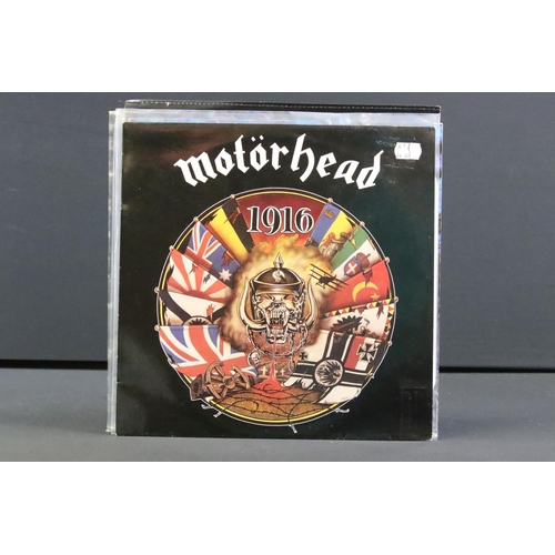 510 - Vinyl - 9 albums, Four 12” singles and one 10” single by Motorhead including Demos Promos, Private P... 