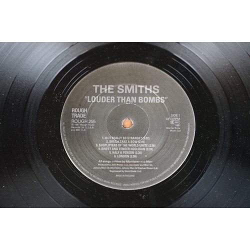 681 - Vinyl - 3 The Smiths / Morrissey LPs to include Rank (Rough 126), Louder Than Bombs (Rough 255), and... 