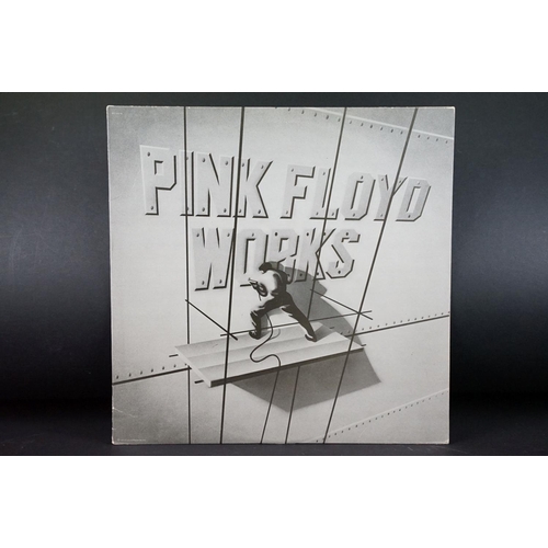 691 - Vinyl - 4 rare Pink Floyd LPs to include The Final Cut (US banded for radio - demo) Ex, Works (US) E... 