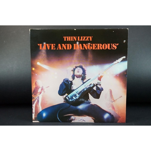 694 - Vinyl - 4 Thin Lizzy LPs to include Live And Dangerous, Johnny The Fox, Thin Lizzy Live, Remembering... 