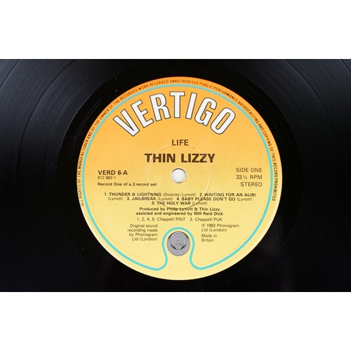 694 - Vinyl - 4 Thin Lizzy LPs to include Live And Dangerous, Johnny The Fox, Thin Lizzy Live, Remembering... 