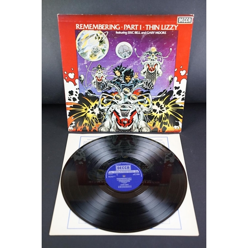 694 - Vinyl - 4 Thin Lizzy LPs to include Live And Dangerous, Johnny The Fox, Thin Lizzy Live, Remembering... 