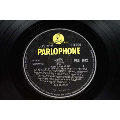 1 - Vinyl - The Beatles Please Please Me LP PCS 3042.  UK 4th stereo pressing, Recording First Published... 