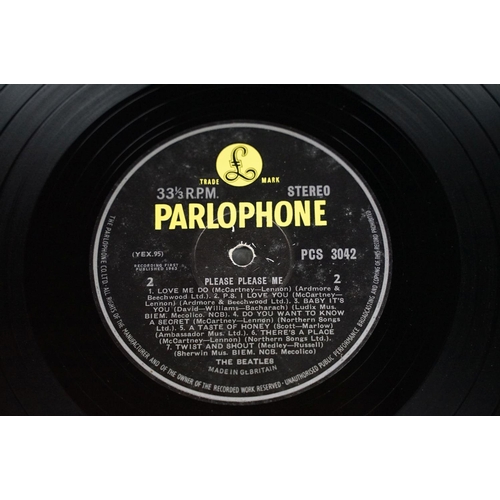 1 - Vinyl - The Beatles Please Please Me LP PCS 3042.  UK 4th stereo pressing, Recording First Published... 