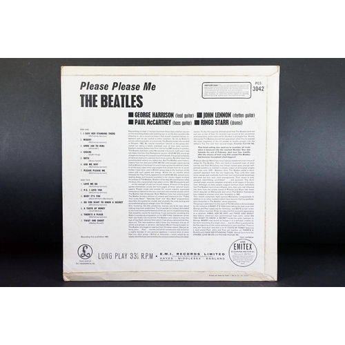 1 - Vinyl - The Beatles Please Please Me LP PCS 3042.  UK 4th stereo pressing, Recording First Published... 