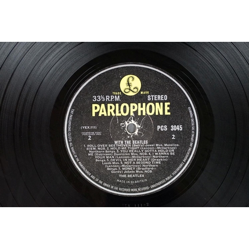 10 - Vinyl - The Beatles - With The Beatles PCS 3045.  Original UK stereo pressing with large Stereo font... 