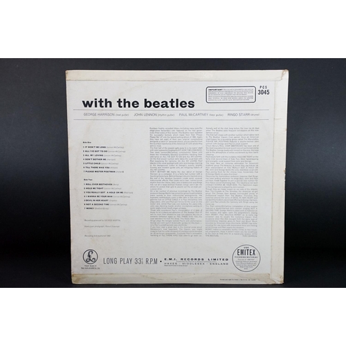 10 - Vinyl - The Beatles - With The Beatles PCS 3045.  Original UK stereo pressing with large Stereo font... 