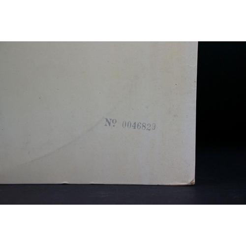 19 - Vinyl - The Beatles White Album low number0046829 mono, Mfd. In U.K. label credits, 2 black inners +... 