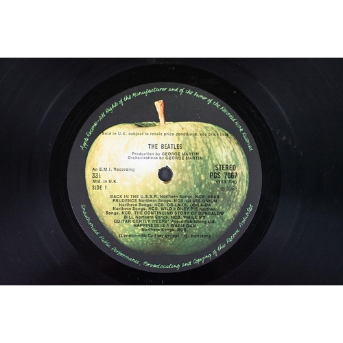 3 - Vinyl - The Beatles White Album PCS 7067.  Original UK stereo pressing, No 0010654. Top loader, 2 or... 