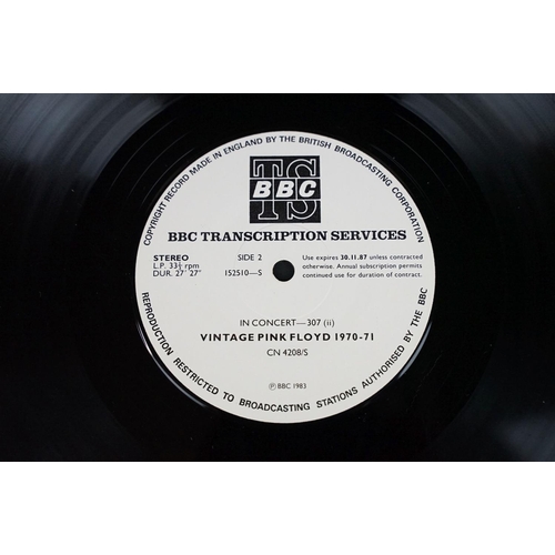 33 - Vinyl - Pink Floyd In Concert - 307 Vintage Pink Floyd 1970 - 71 on BBC Transcription Services CN 42... 