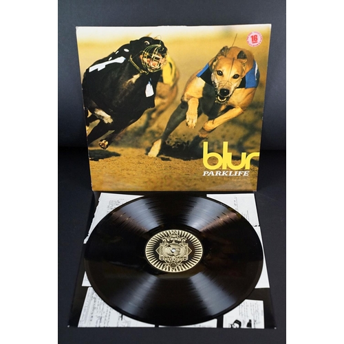 35 - Vinyl - 2 copies of Blur Parklife. Original UK 1994 pressing (Food Records, FOODLP 10, with hype sti... 