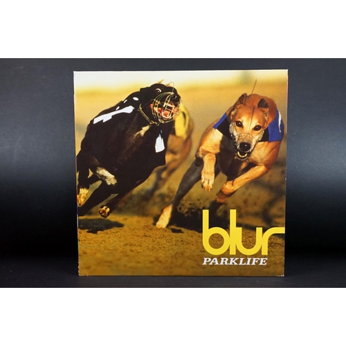 35 - Vinyl - 2 copies of Blur Parklife. Original UK 1994 pressing (Food Records, FOODLP 10, with hype sti... 