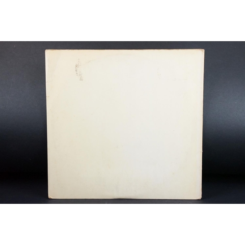 4 - Vinyl - The Beatles White Album PMC 7067, No. 0037763.  Top loader, tatty inners, no photos, poster ... 