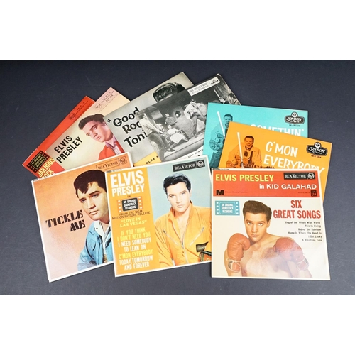 465 - Vinyl - 23 mainly 1960s EPs to include Gene Vincent, Eddie Cochran x 2, Elvis Presley x 8 (including... 