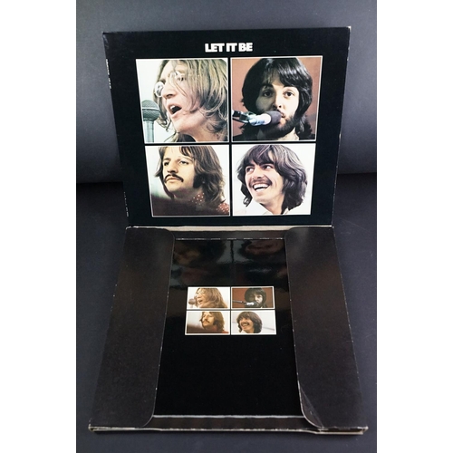 57 - Vinyl - The Beatles Let It Be box set.  Red apple to rear of sleeve, no PXS! on package, no poster, ... 