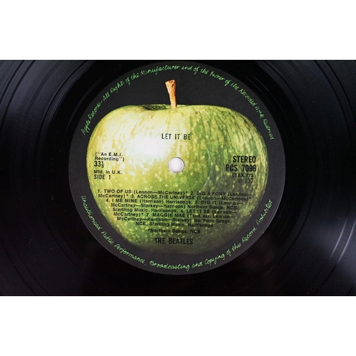 57 - Vinyl - The Beatles Let It Be box set.  Red apple to rear of sleeve, no PXS! on package, no poster, ... 