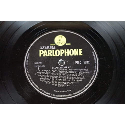 580 - Vinyl - 4 The Beatles LPs to include Please Please Me (PMC 1202) fifth pressing with Recording First... 