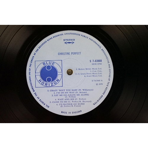 60 - Vinyl - 2 Christine Perfect / McVie LPs to include Christine Perfect on Blue Horizon (7 63860), and ... 