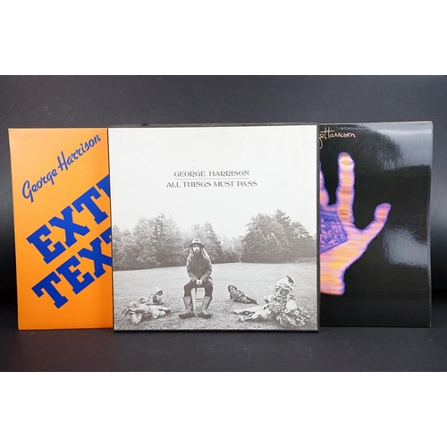 61 - Vinyl - 2 George Harrison LPs along with the All Things Must Pass box set (Apple STCH 639) with Made... 