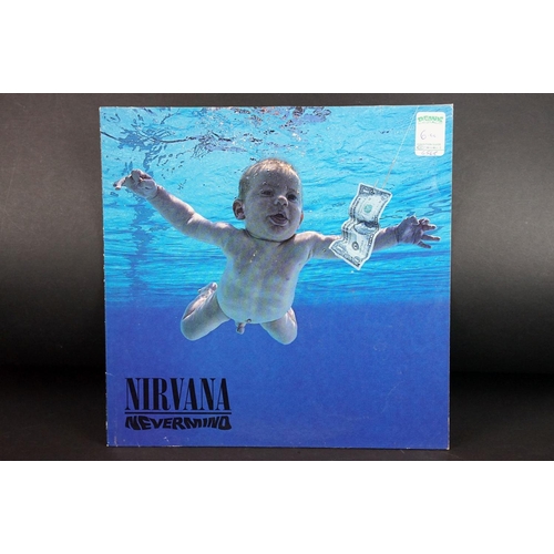 62 - Vinyl - Nirvana Nevermind LP on Geffen.  A1/B2 matrices, Made In Germany text to label.  Sleeve at l... 