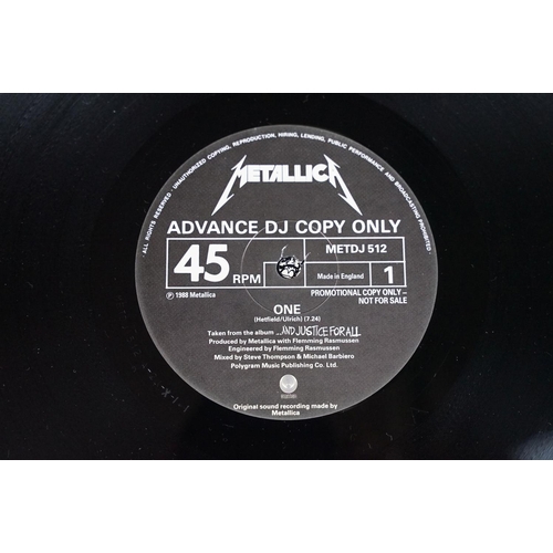 68 - Vinyl - Metallica One original UK 1988 demo / promo 12