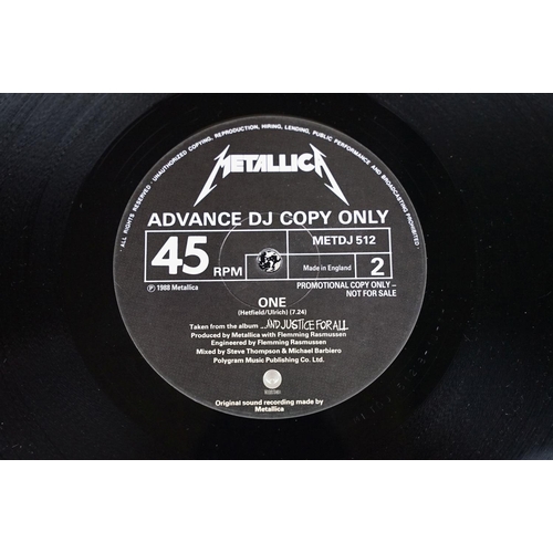 68 - Vinyl - Metallica One original UK 1988 demo / promo 12