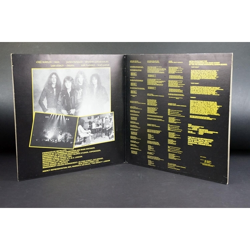 71 - Vinyl - 2 Metallica LPs to include Ride The Lightning 1987 UK ltd edition double LP (MFN 27 DM) Vg+/... 