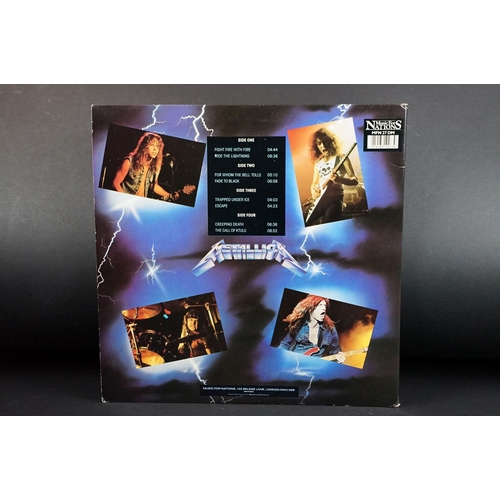 71 - Vinyl - 2 Metallica LPs to include Ride The Lightning 1987 UK ltd edition double LP (MFN 27 DM) Vg+/... 