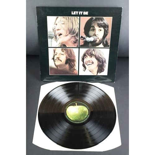 74 - Vinyl - The Beatles Let It Be Box box set (PXS 1), with book (intact), LP with red apple on sleeve. ... 