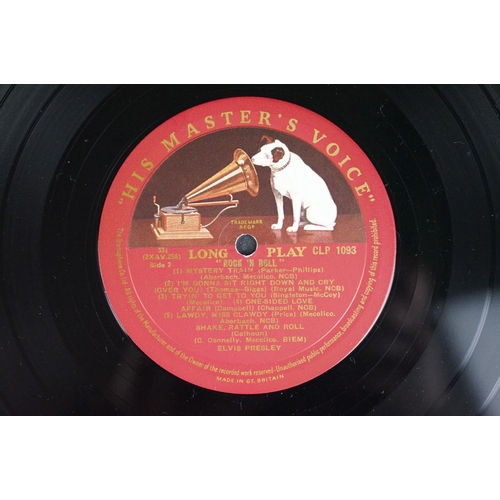 8 - Vinyl - Elvis Presley Rock 'N’ Roll. Original UK 1957 pressing, gold lettering, Side B: Track 6 is n... 