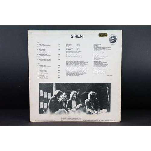 144 - Vinyl - 2 LPs by Siren to include self titled on Dandelion 63755 Vg/Vg+ and Strange Locomotion DAN80... 