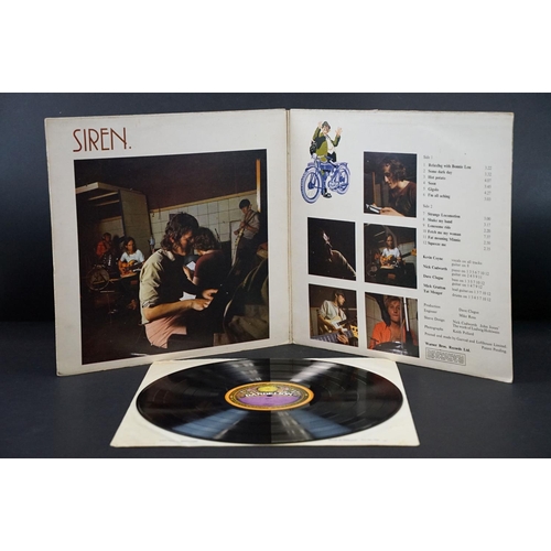 144 - Vinyl - 2 LPs by Siren to include self titled on Dandelion 63755 Vg/Vg+ and Strange Locomotion DAN80... 