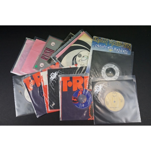 254 - Vinyl - Over 70 Classic Rock / Hard Rock 7” singles including promos and foreign pressings, to inclu... 