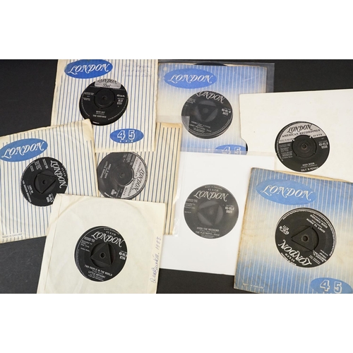 292 - Vinyl - 15 London records Rockabilly / Rock ’N’ Roll 7” singles rarities to include: The Statues, Je... 