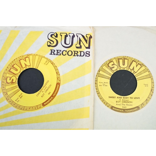 451 - Vinyl - 4 Roy Orbison original USA pressings on Sun Records to include: Sweet And Easy To Love (Sun ... 