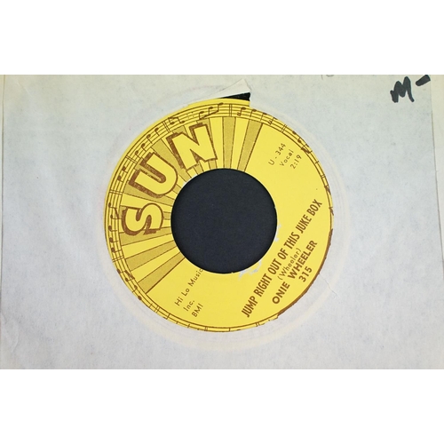 453 - Vinyl - 3 Original USA pressings on Sun Records to include: “Gorgeous” Bill - Too Late To Right My W... 