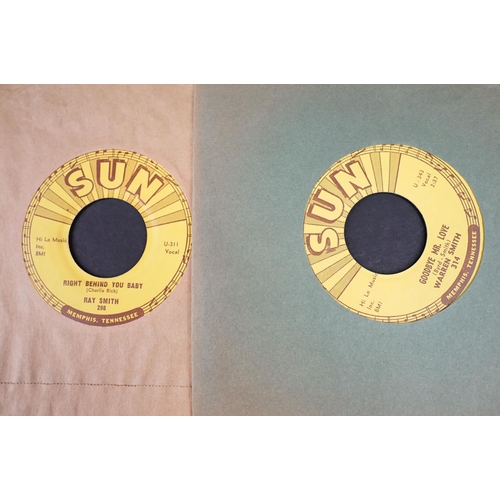 454 - Vinyl - 4 Original USA pressings on Sun Records to include: Warren Smith - Sweet, Sweet Girl (Sun 31... 