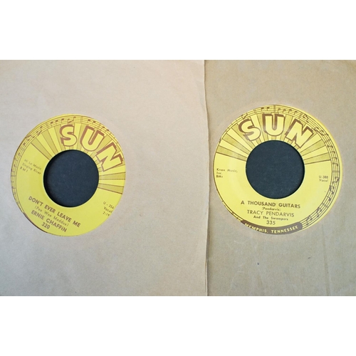 455 - Vinyl - 5 Original USA pressings on Sun Records to include: Anita Wood (Sun 361) VG+,  Tracy Pendarv... 