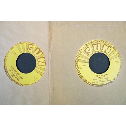 455 - Vinyl - 5 Original USA pressings on Sun Records to include: Anita Wood (Sun 361) VG+,  Tracy Pendarv... 