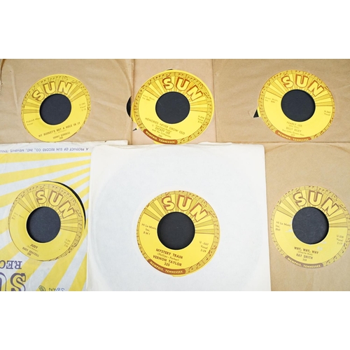 456 - Vinyl - 6 Original USA pressings on Sun Records to include: Billy Riley & The Little Green Men (Sun ... 