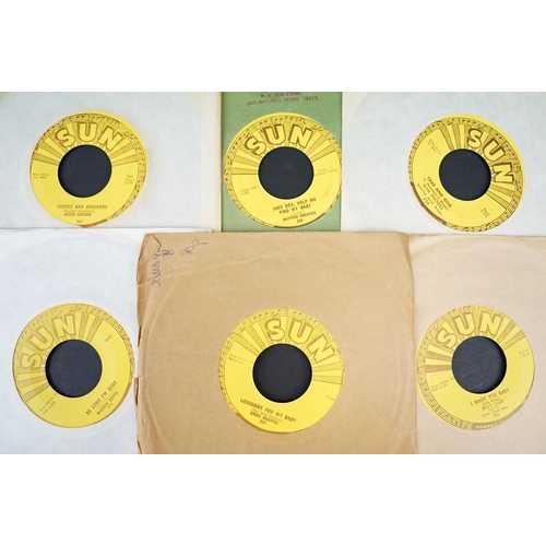 458 - Vinyl - 6 Original USA pressings on Sun Records to include: Rhythm Rockers (Sun 248), Slim Rhodes (S... 