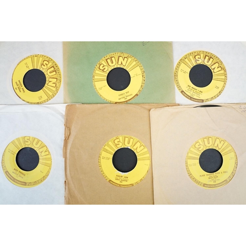 458 - Vinyl - 6 Original USA pressings on Sun Records to include: Rhythm Rockers (Sun 248), Slim Rhodes (S... 